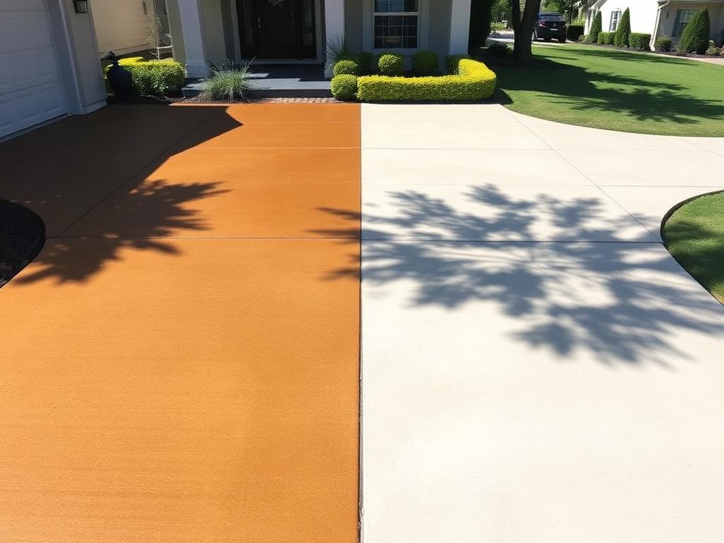 Driveway deep clean